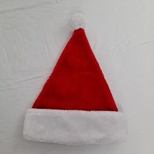 Santa Hat Traditional Red And White Pom Pom